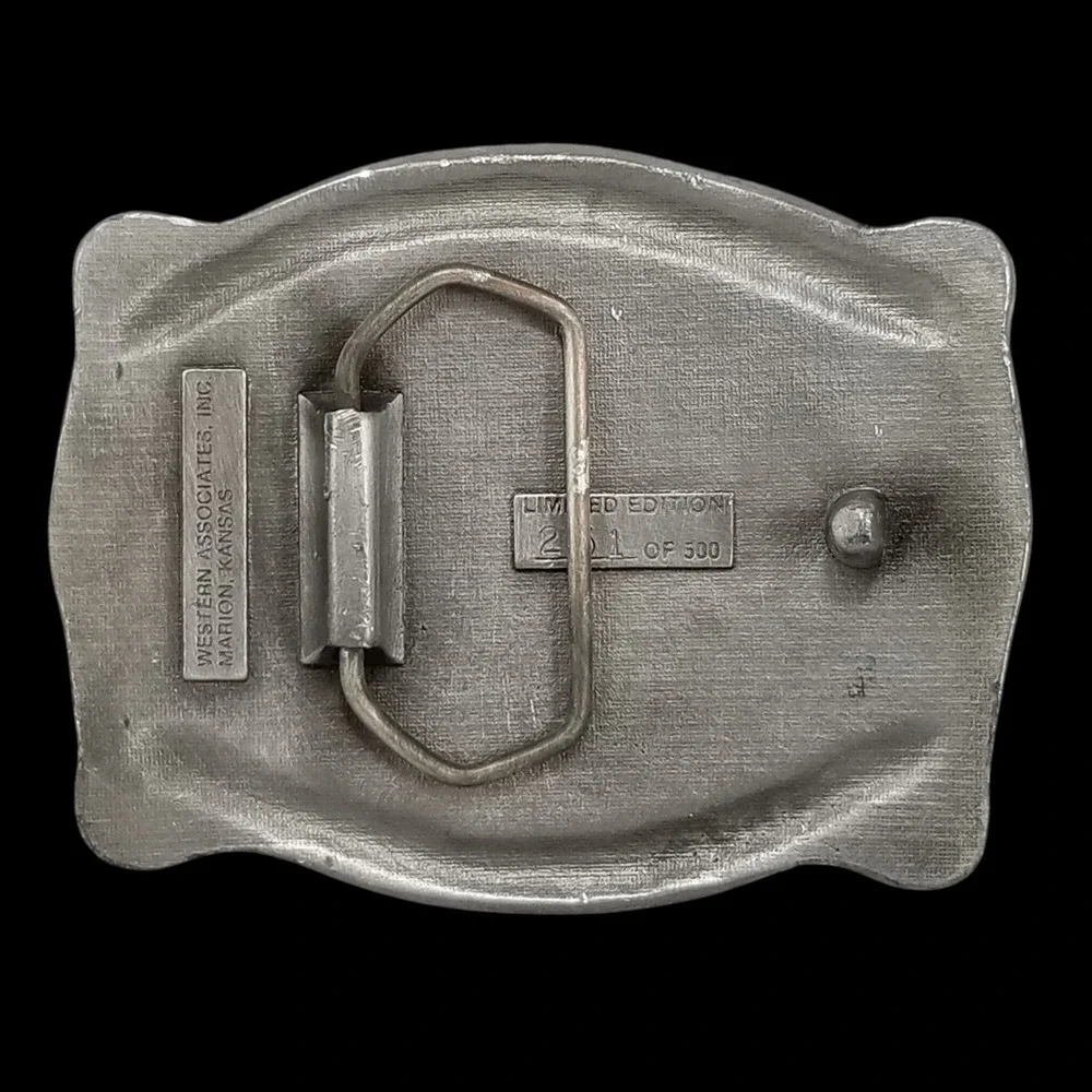 1987 International Pancake Day Belt Buckle Liberal Kansas‎ Olney England